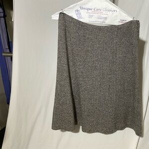 GAP Gray & Black A-Line Tweed Skirt